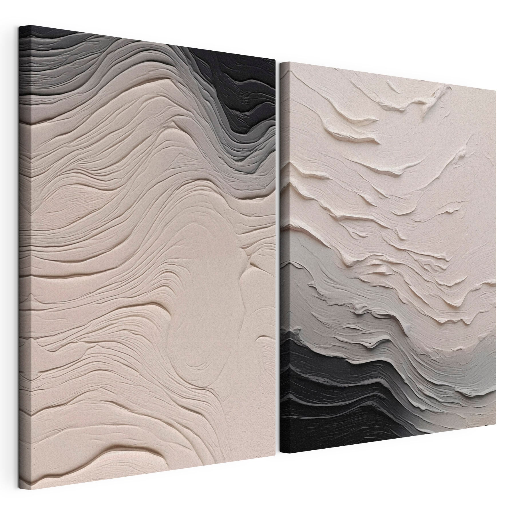 Soft waves of gentle textures