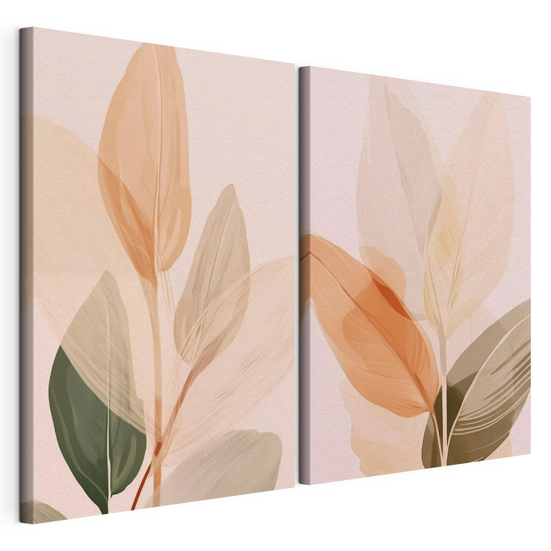 Nature-inspired minimalist leaf design