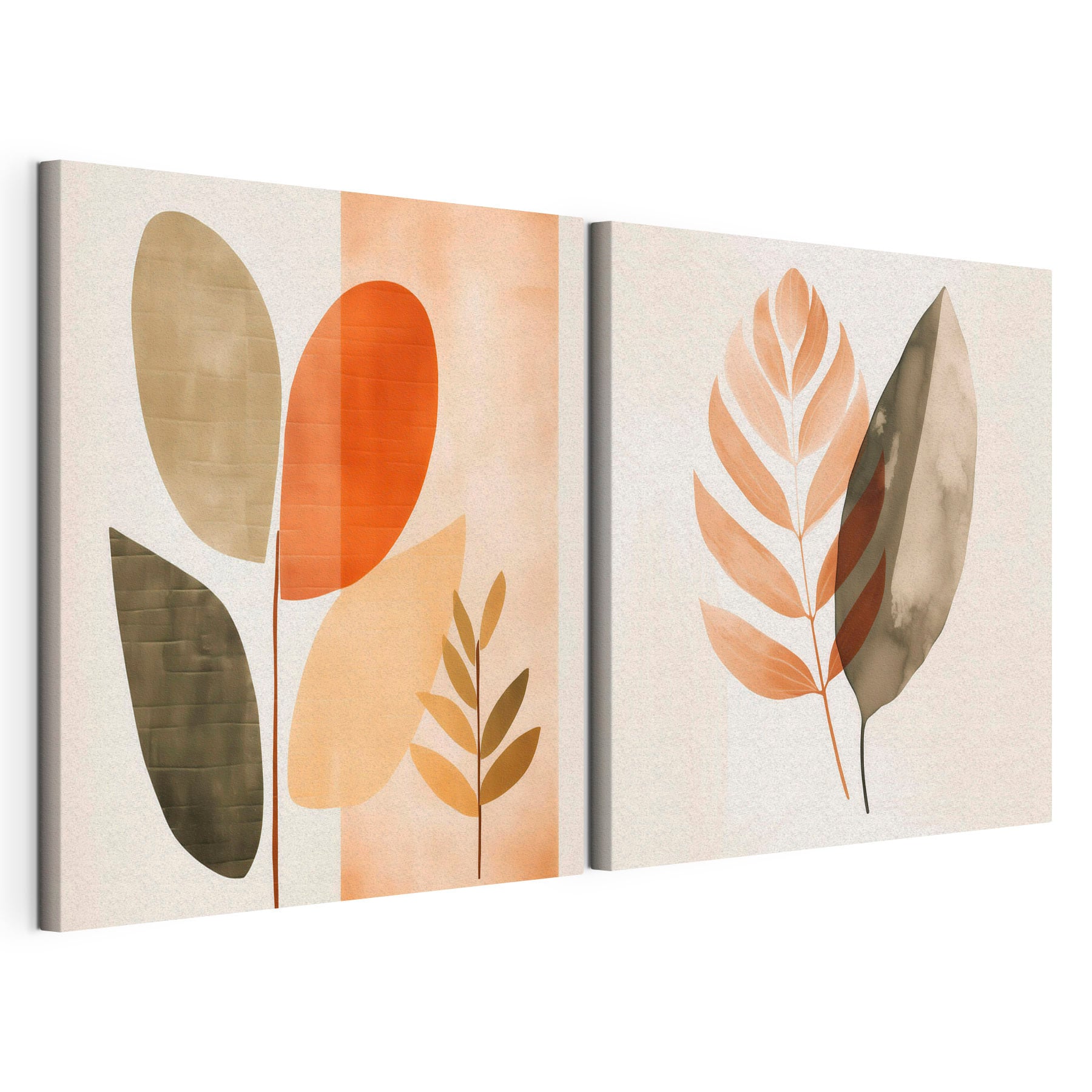 Two images of leaves