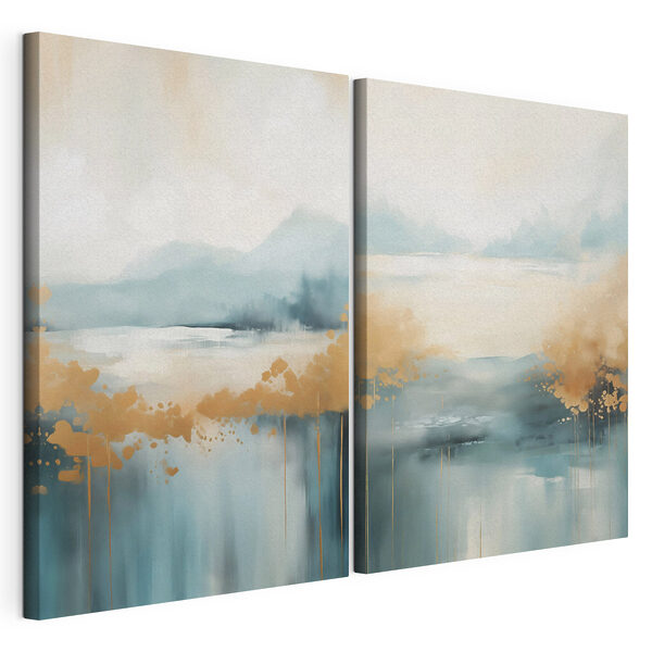 Modulaire canvasprint Landschapsschilderij