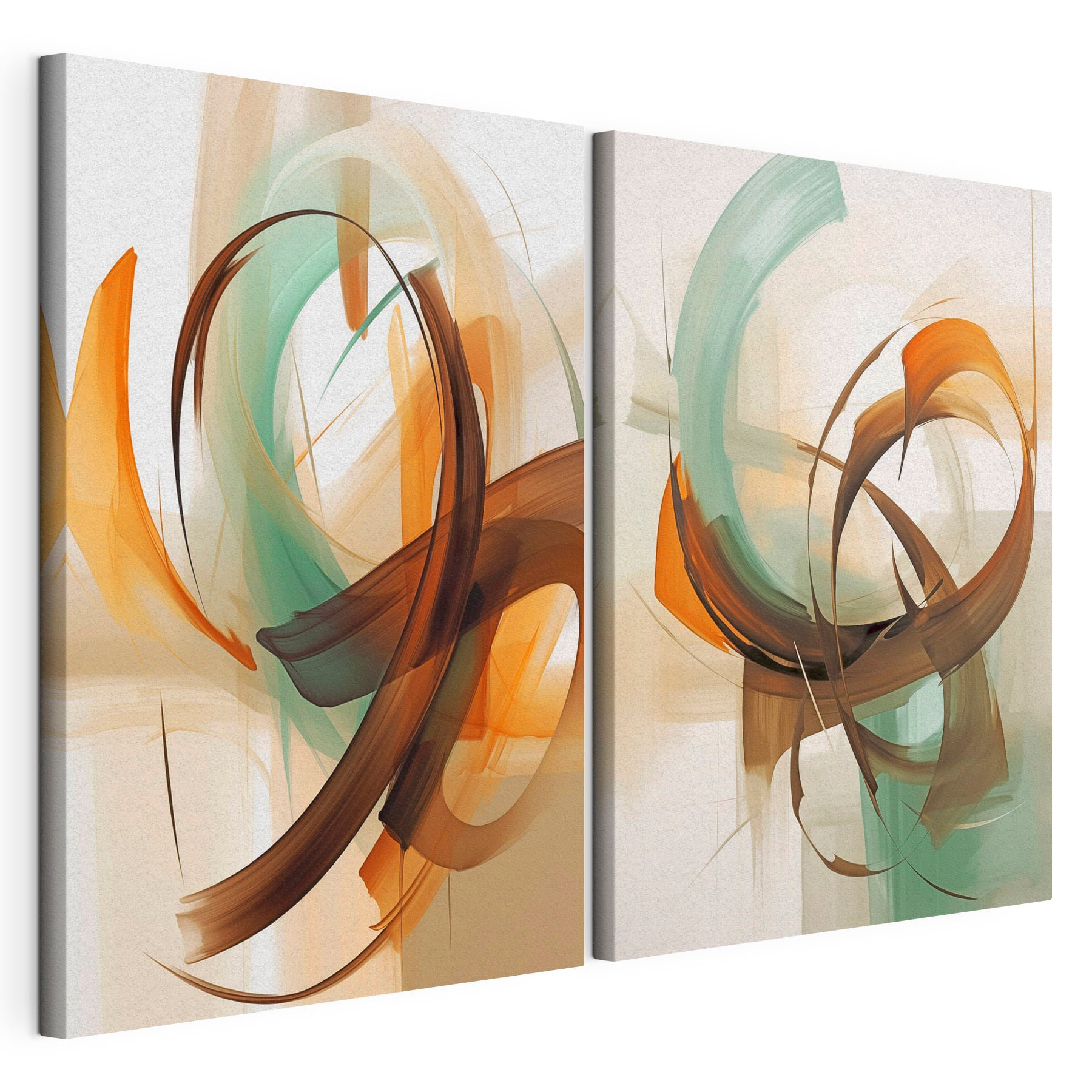 Flowing colors in harmonious motion