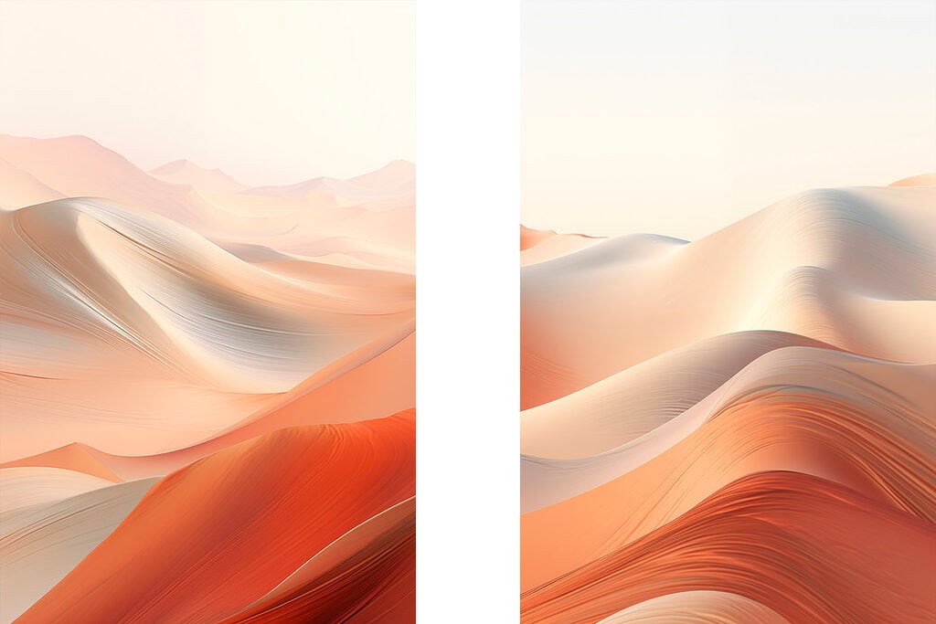 Screenshot of a desert