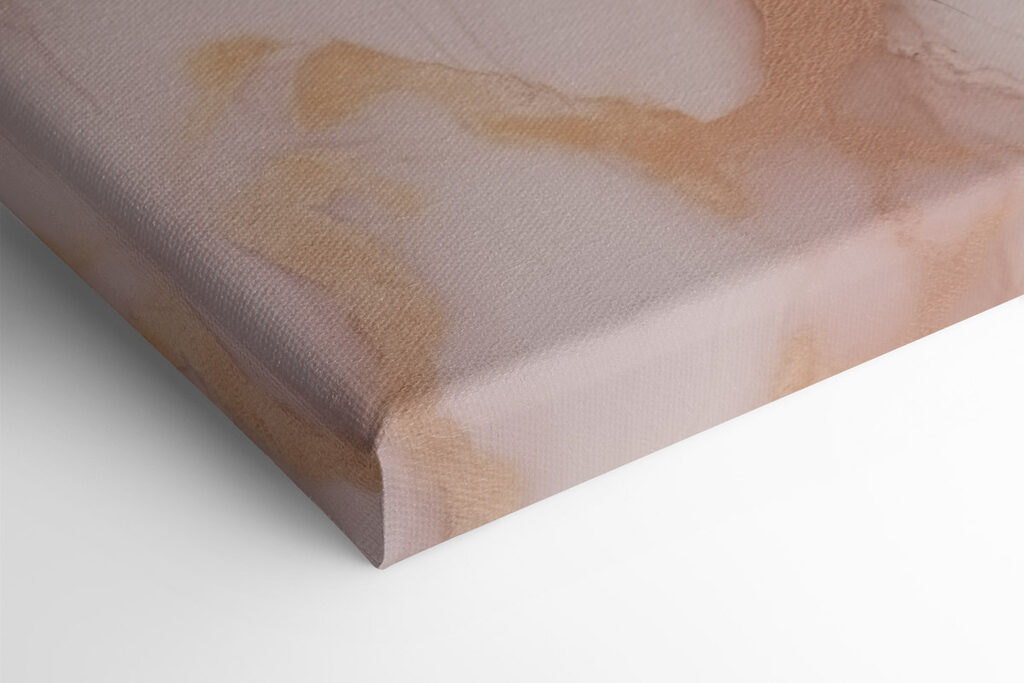 Soft swirls in warm colors