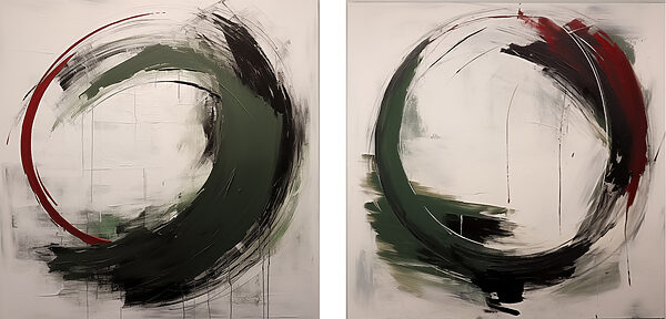 Two art pieces of art