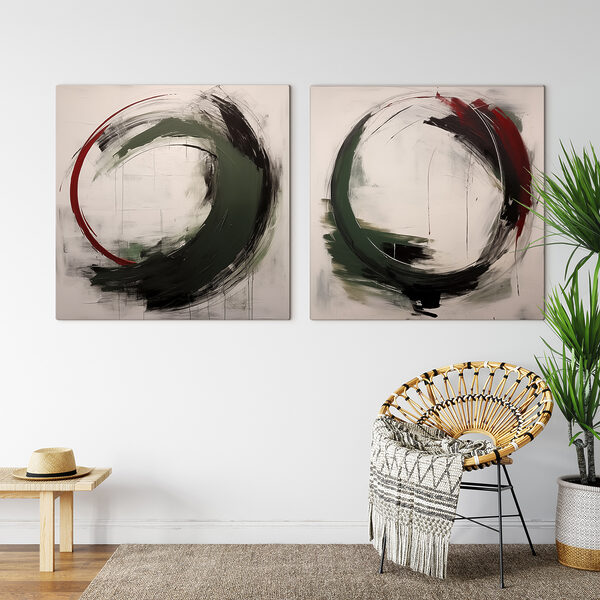 Two art pieces of art