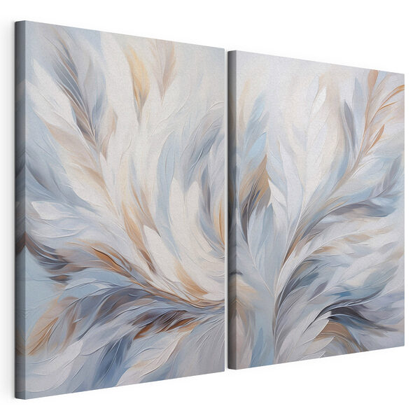 Modulaire canvasprint Zachte tinten van de zachte adem van de natuur