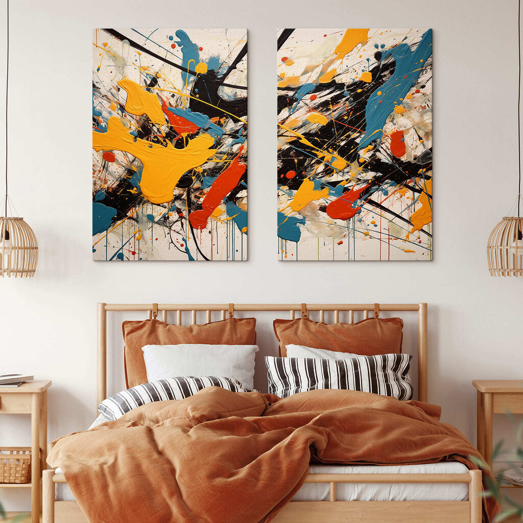 Painting of different colors