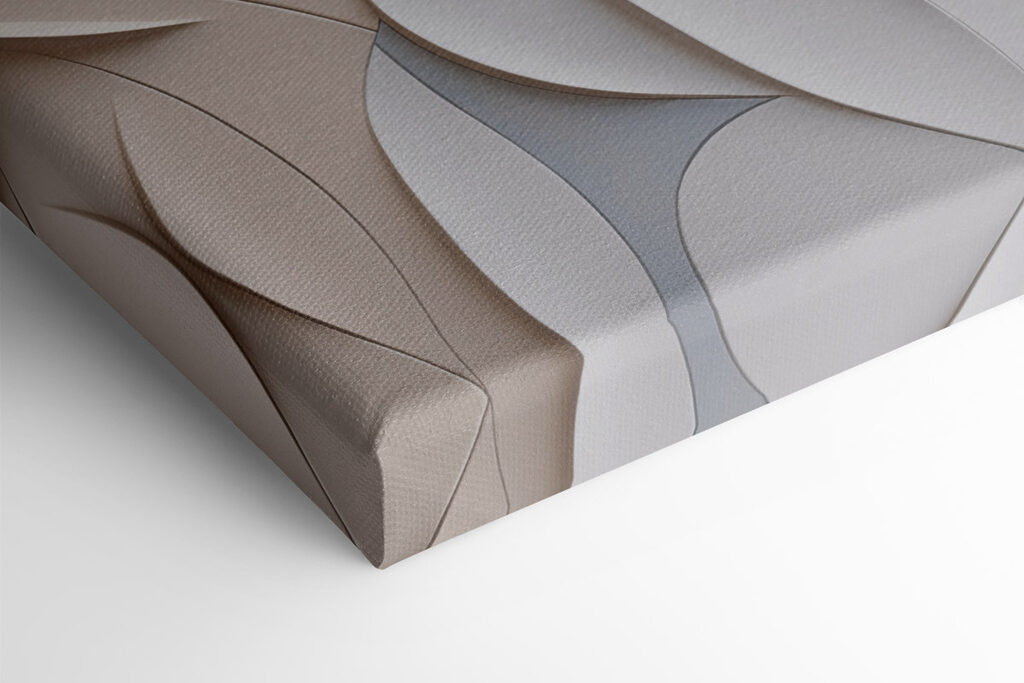 Soft curves in soothing color palette