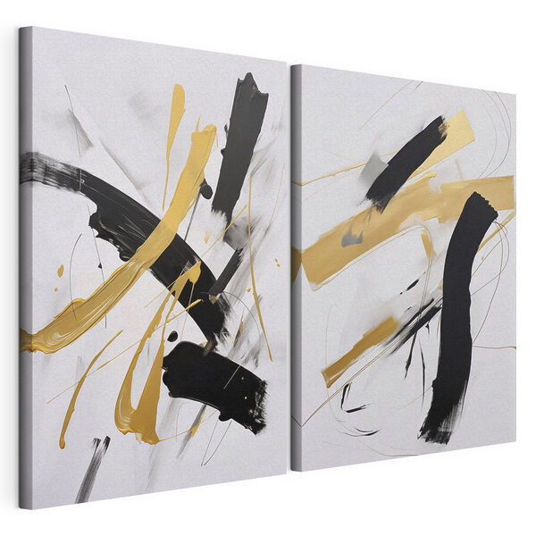 Dynamic strokes in bold contrast