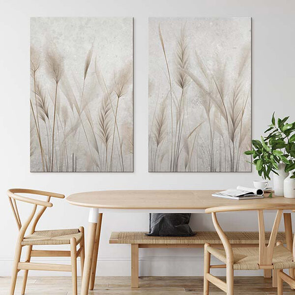 Soft grasses in gentle harmony