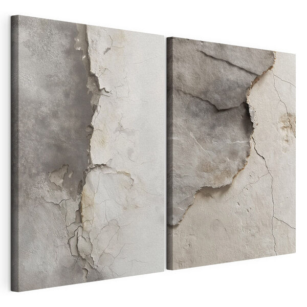 Modulaire canvasprint Oppervlak met unieke patronen en texturen
