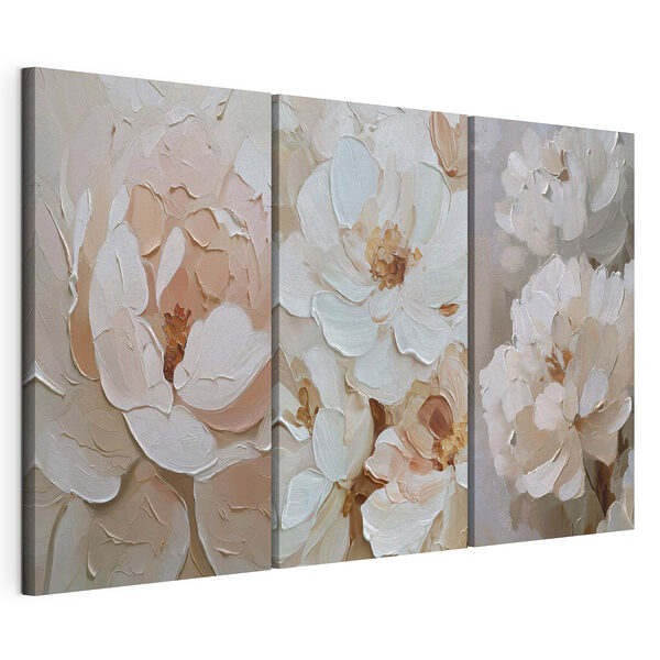 Modulaire canvasprint Bloemencollage