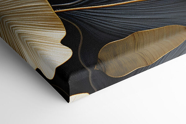 - Elegant leaves in striking contrast