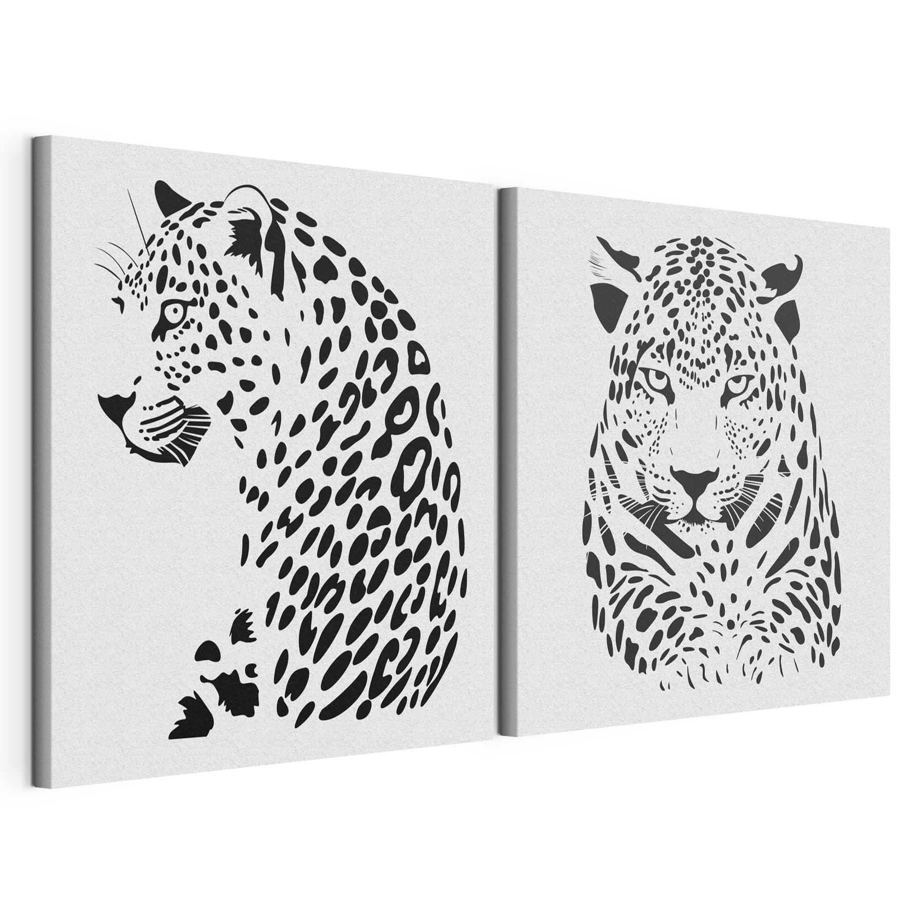 Majestic feline in striking design
