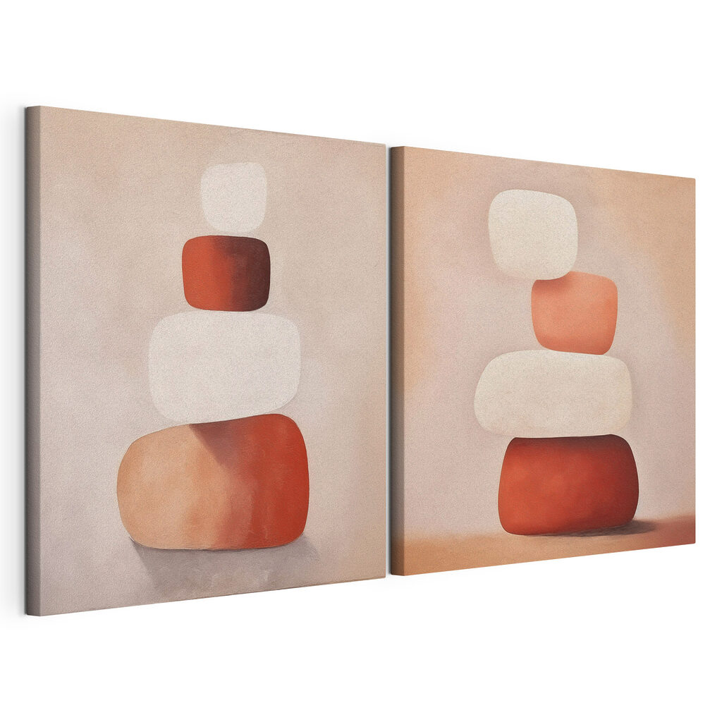 Painting of stacked objects