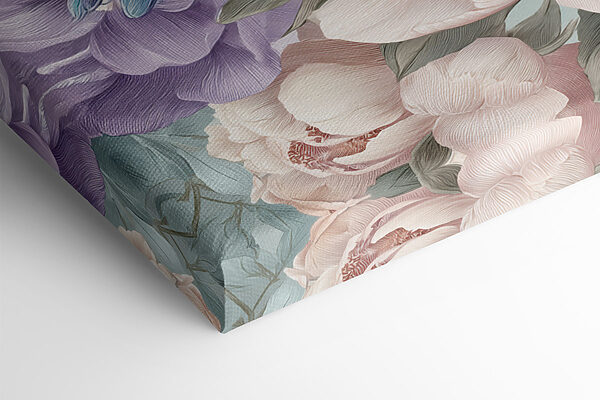 Couple of images of birds on flowers