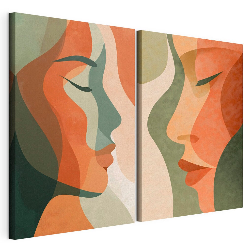 Side view of a woman's face