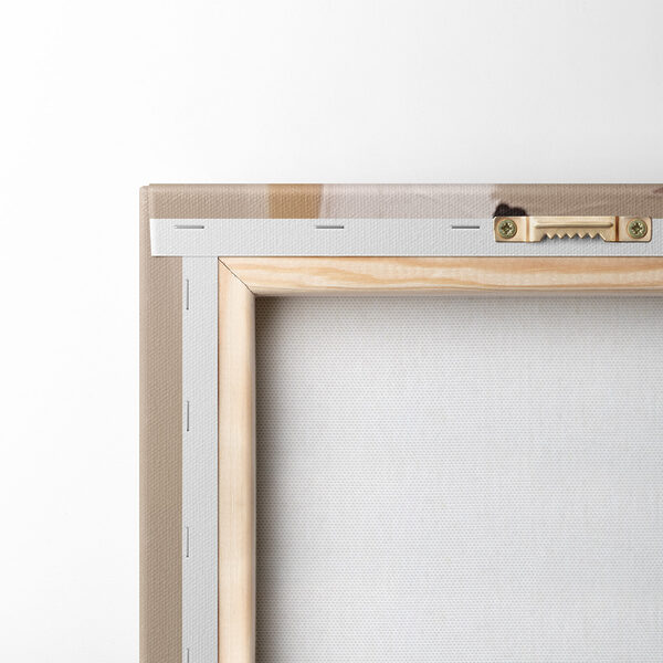 Two paintings of a woman in white