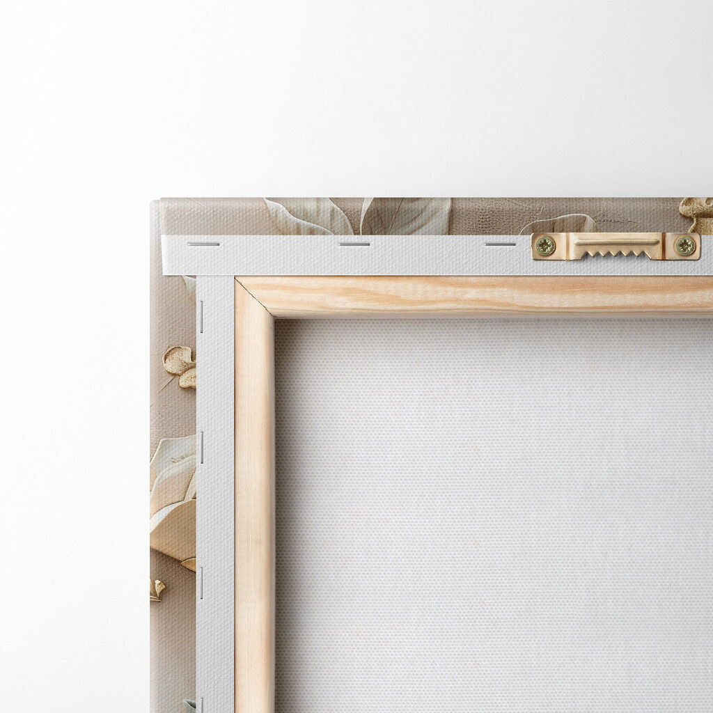 Delicate floral designs in soft hues