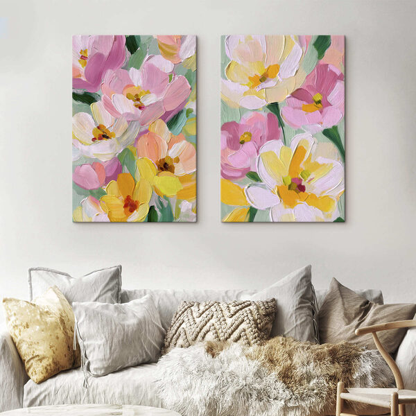 Colorful blooms in vibrant harmony
