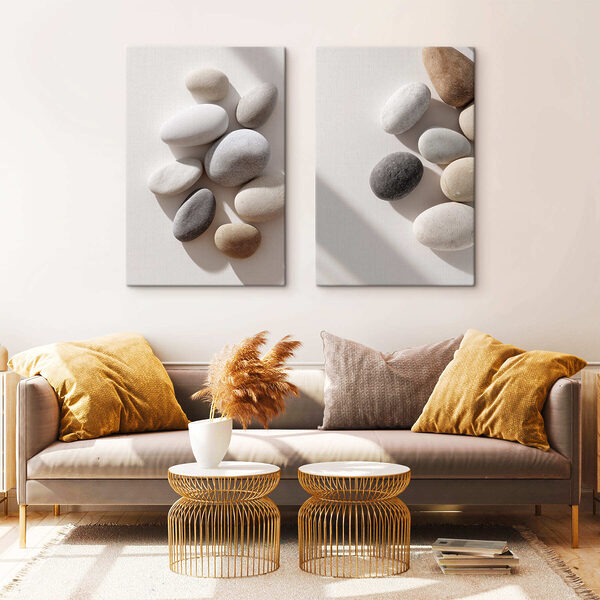 Group of round rocks