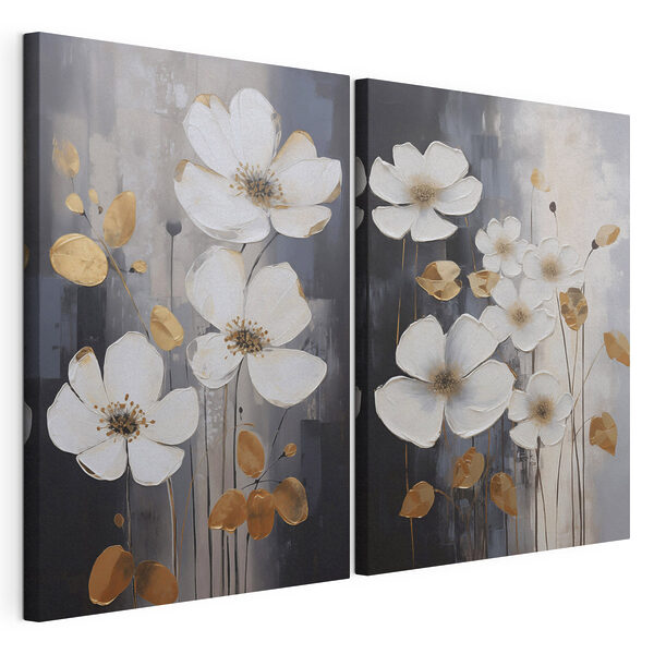 Elegant flowers in harmonious tones