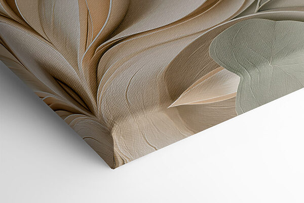 Natural curves and soft green leaves