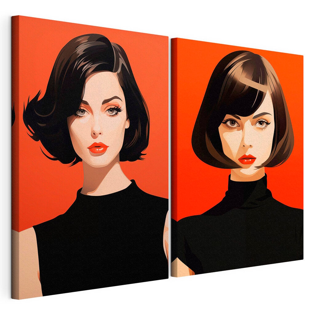 Woman with short hair