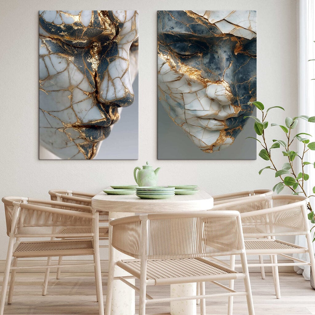 Cracked beauty in artistic form