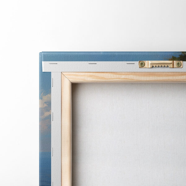Painting of a sailboat in the ocean