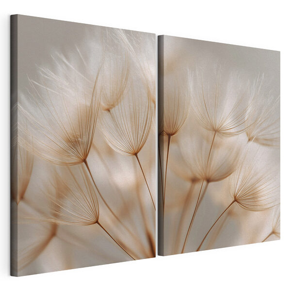Modulaire canvasprint Fijne strengen wuiven in een zacht briesje