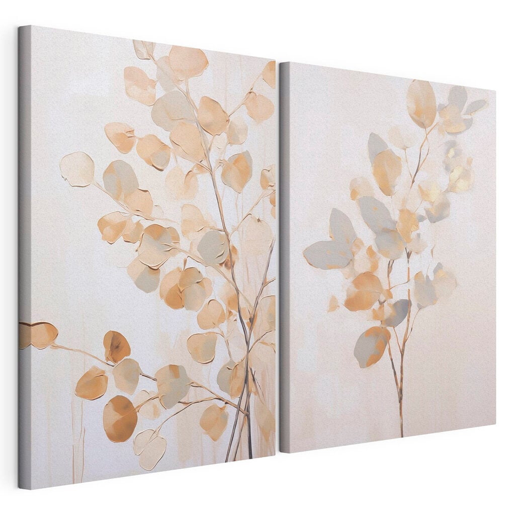 Painting of a tree with leaves