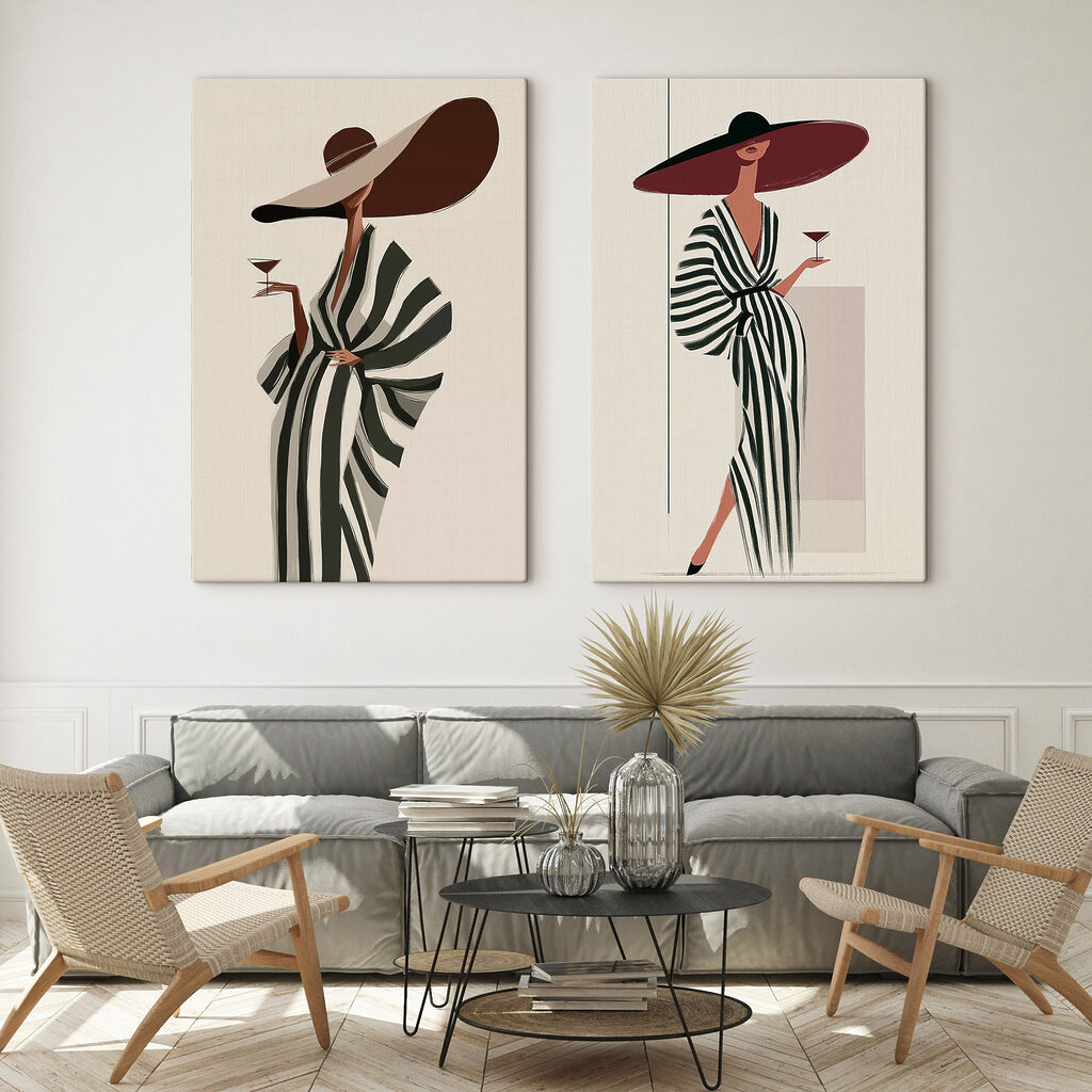 Woman in a hat