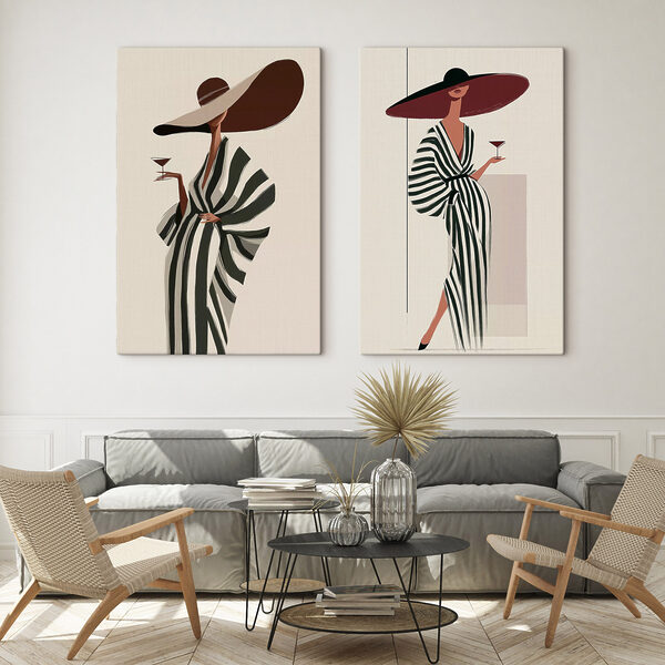 Woman in a hat