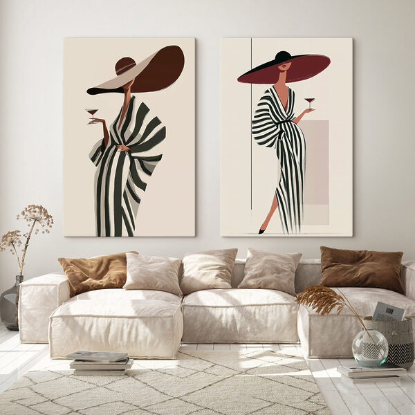Woman in a hat