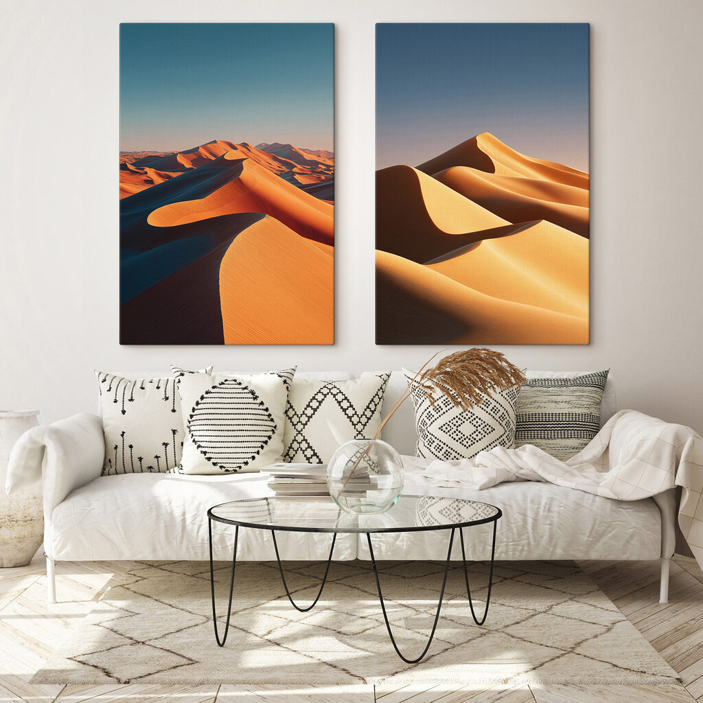 Comparison of sand dunes
