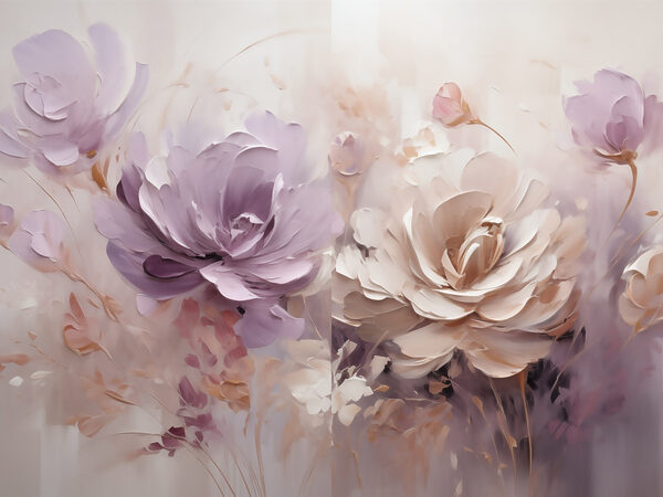Blossoms in soft, dreamy colors