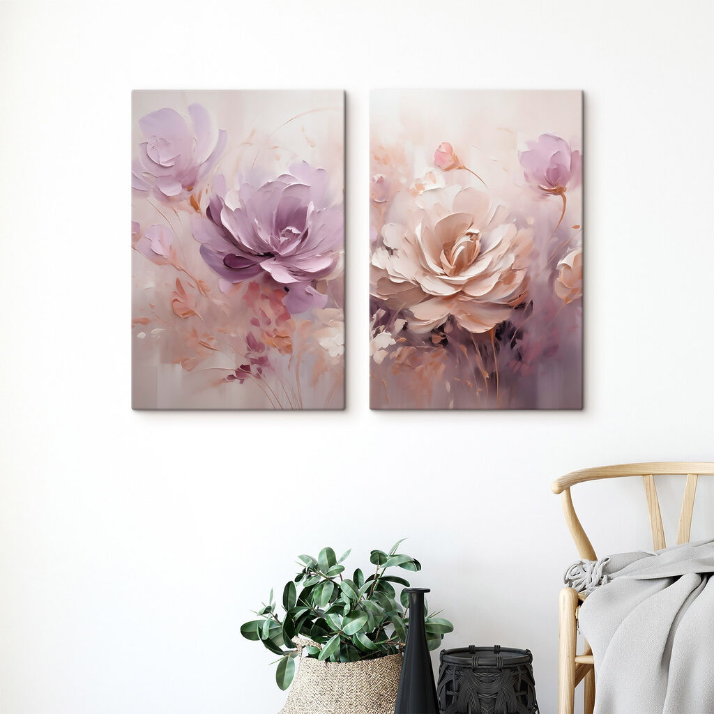 Blossoms in soft, dreamy colors