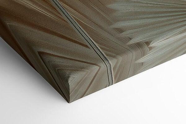 Collage of fan shaped leaves