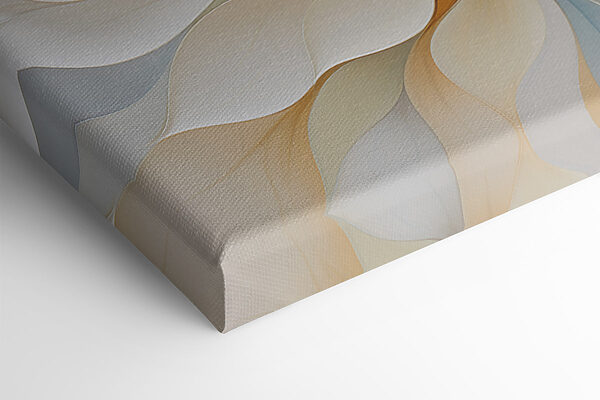 Flowing designs in soft colors