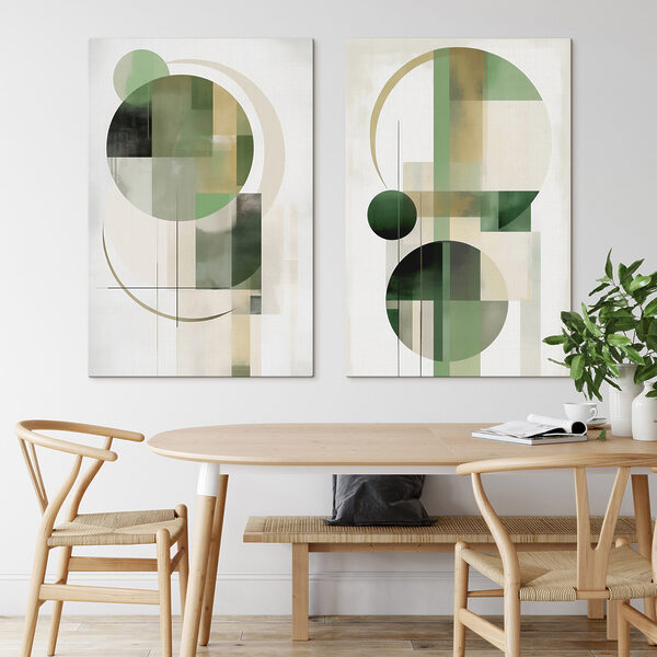 Pair of art pieces