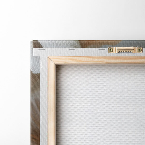 Elegant paper leaves in soft hues