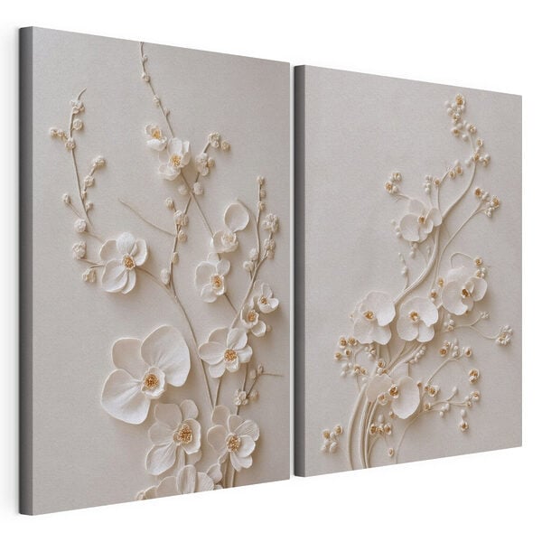 Elegant floral design in soft tones