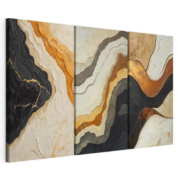 Modulaire canvasprint Collage van verschillende texturen