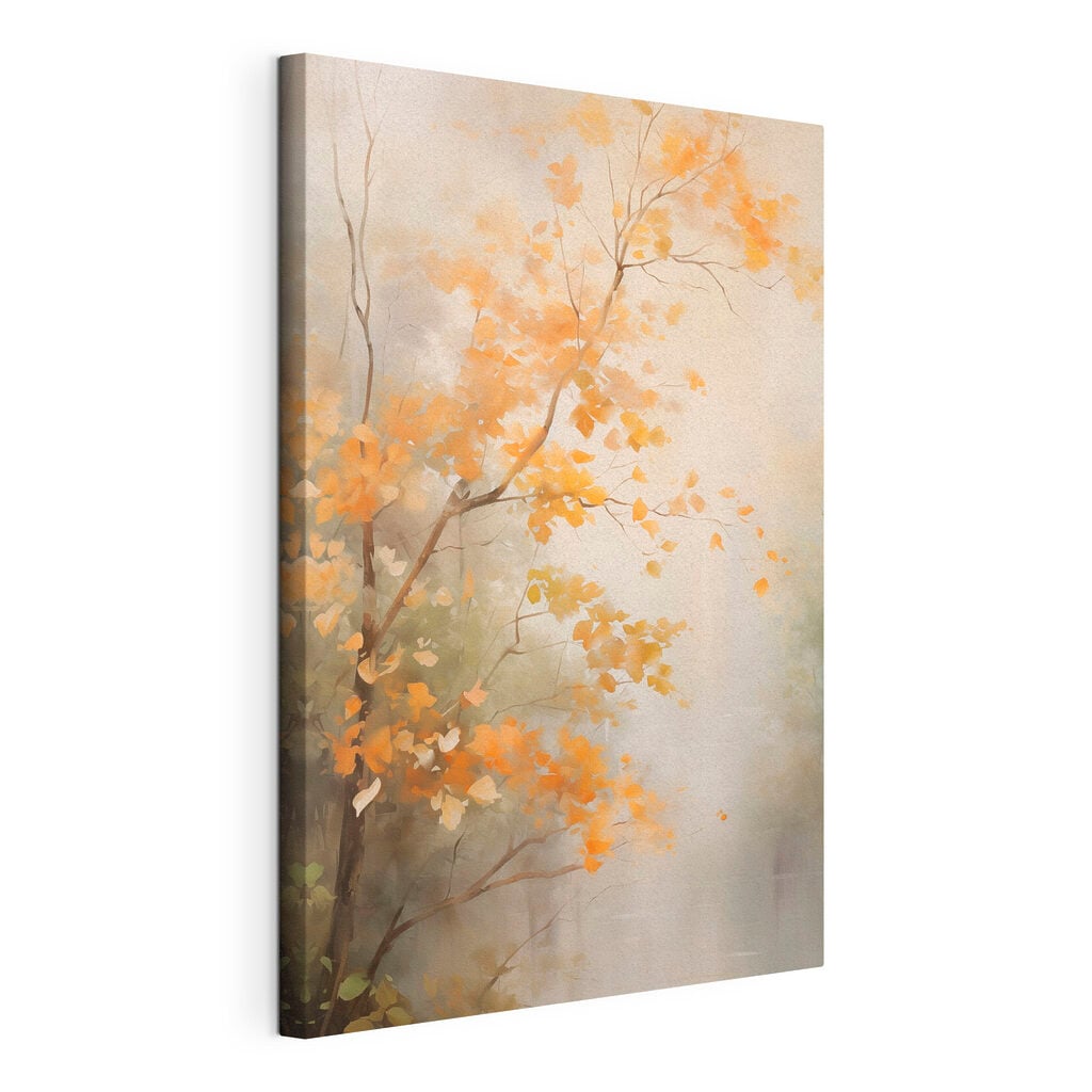 Tree with yellow leaves