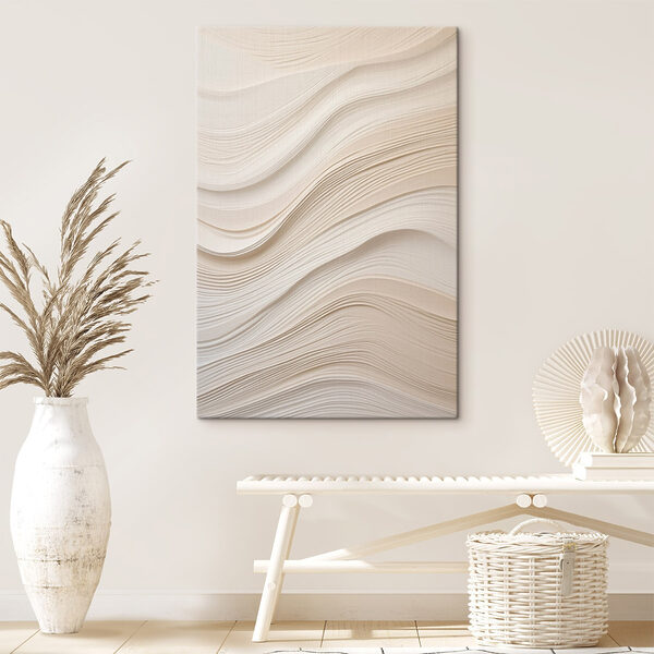 Canvas Schilderijen Uit papier geknipt wit vel