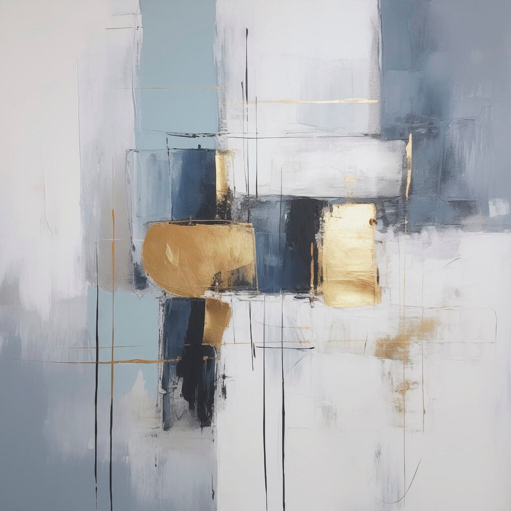 Abstract colors in harmonious balance