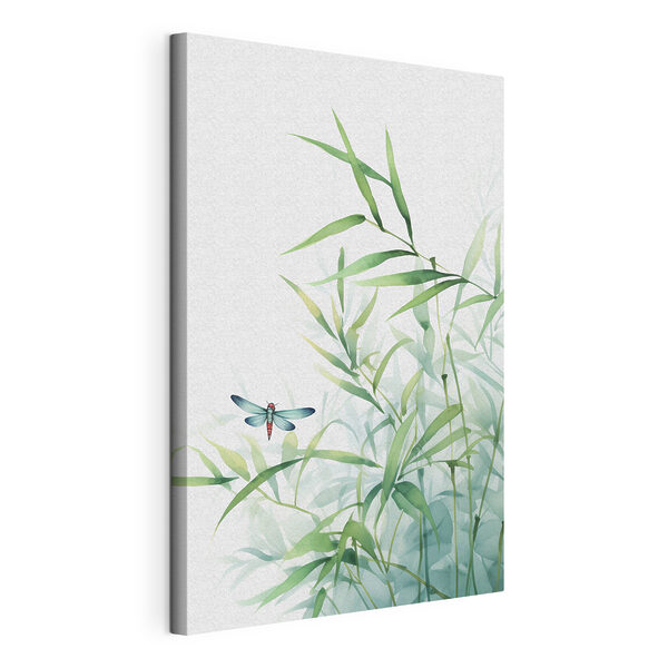 Dragonfly on a plant