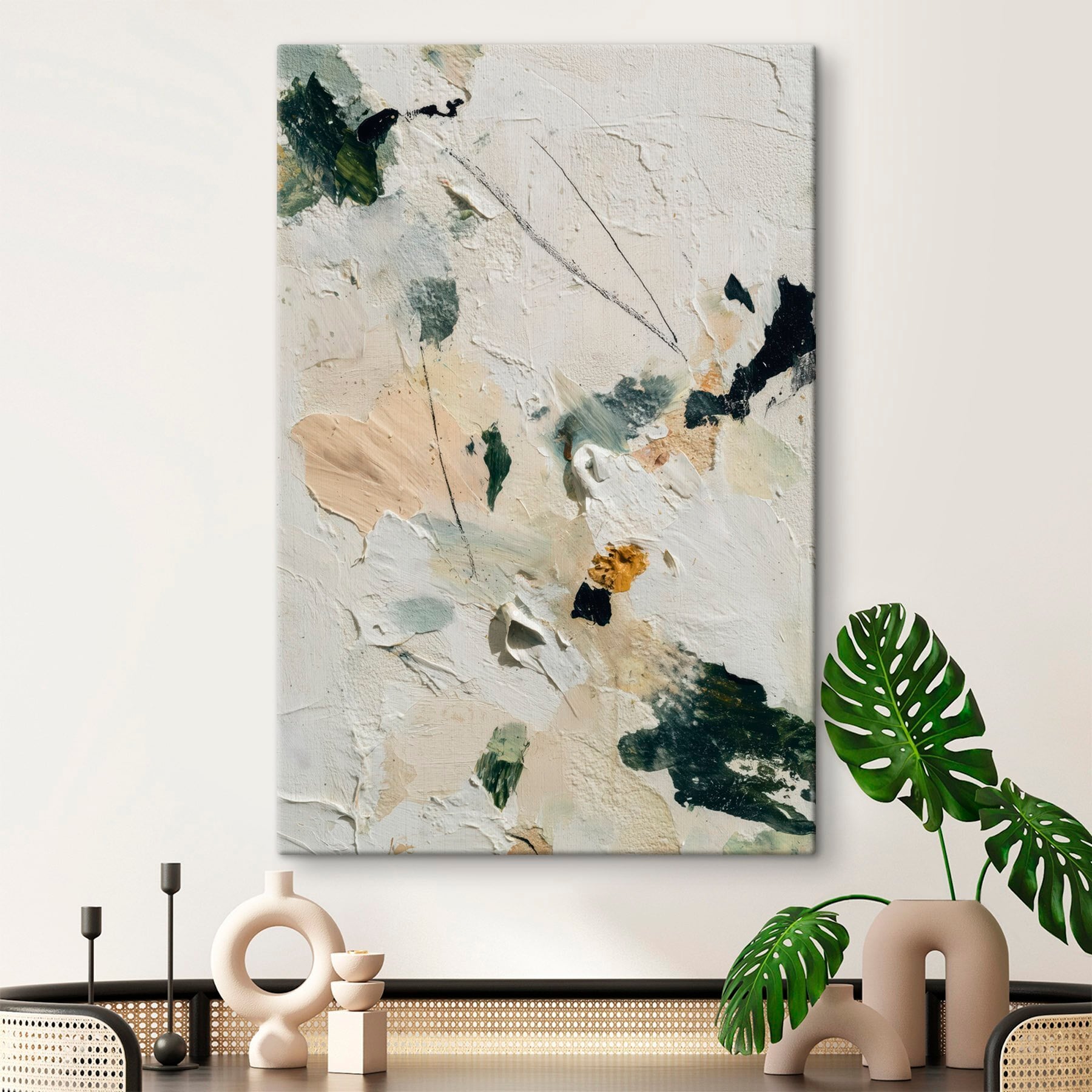 Abstract textures in soothing hues