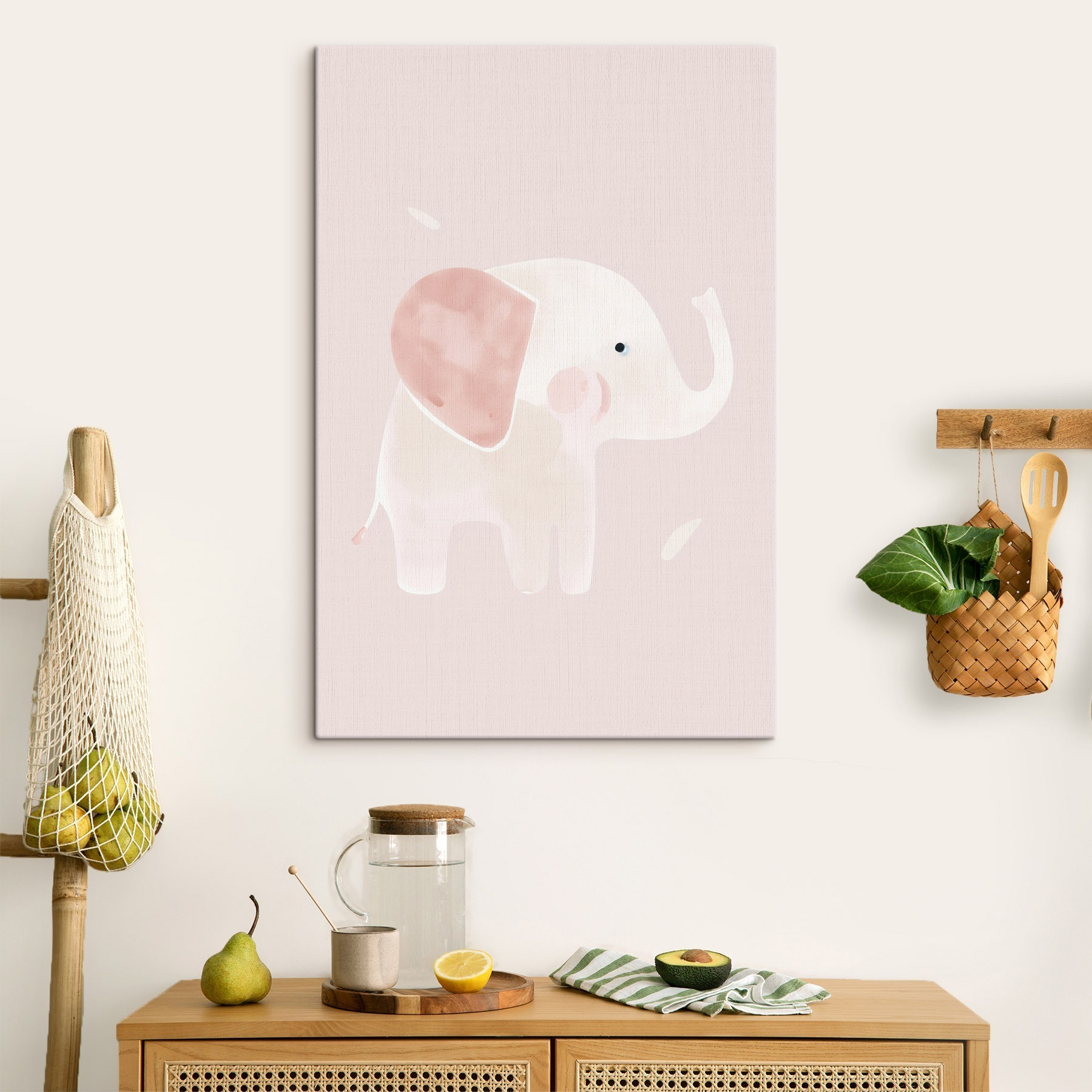 Cartoon of an elephant
